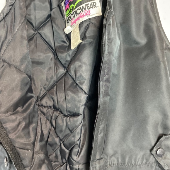 VTG Arctic Cat Arctic Wear Men's Insulated Snow Bibs Overalls - Size M TRF USA - Picture 8 of 16